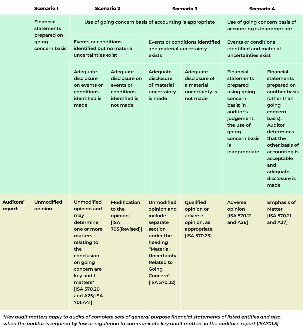 Financial Reporting Disclosures Going Concern Assessment and